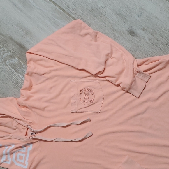 Victoria's Secret Pink Hooded Long Sleeve Top - Picture 2 of 9
